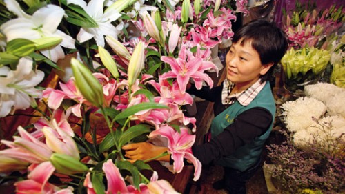 שוק הפרחים Laitai (צילום: טיים אאוט)