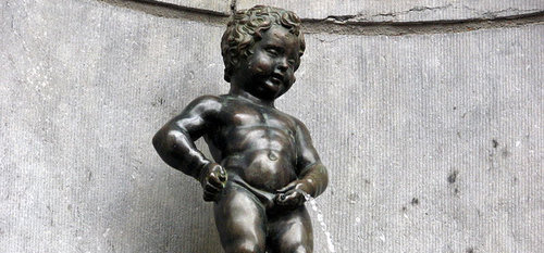 פסל המאניקן פיס בבריסל. צילום: מרקוס יוליונן