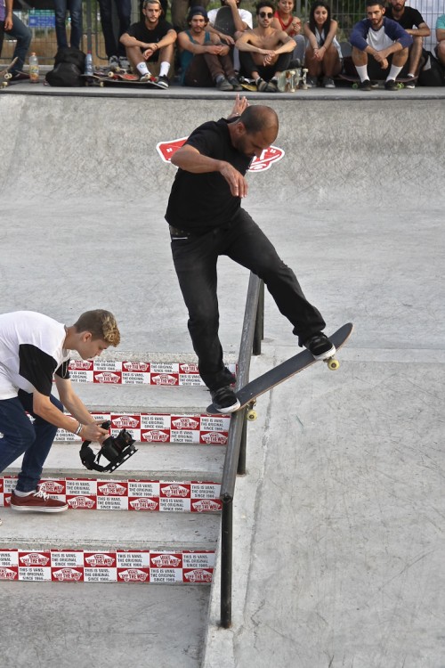 בלי קסדה, אבל בראש טוב. הפנינג מבית VANS (צילום: גיא פיטשון) בלי קסדה, אבל בראש טוב. הפנינג מבית VANS (צילום: גיא פיטשון)