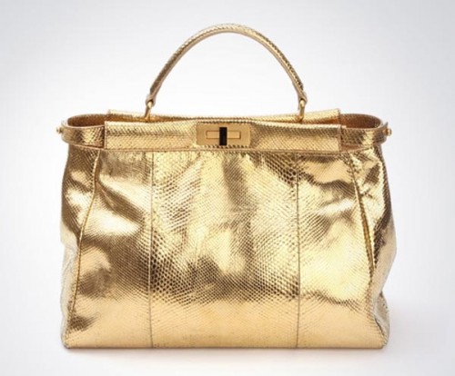 Fendi Gold Bag. צילום: יח"צ