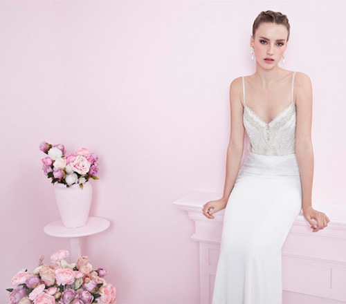 שמלות כלה במחיר מציאה. שמלה מבית אלון ליבנה (צילום: דודי חסון)