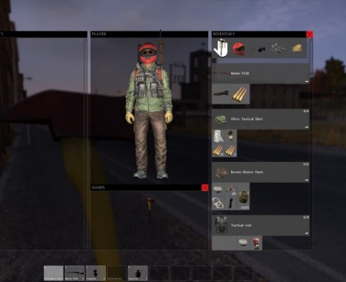 השחקן אוגר במהלך המשחק כלי נשק ומוצרים נוספים  צילום: Bohemia interactive