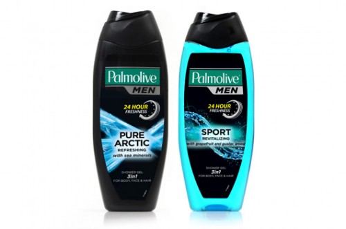 סבון נוזלי + שמפו, Palmolive MEN