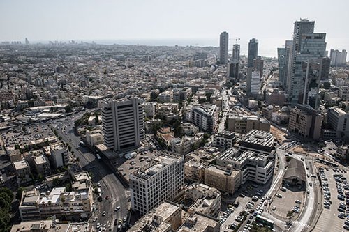 דרום תל אביב (מצולם מבניין לוינשטיין). צילום: איליה מלניקוב