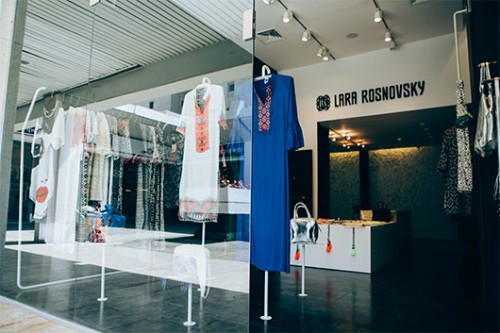 החנות של לארה רוסנובסקי במרכז שוסטר (צילום יח&quot;צ)