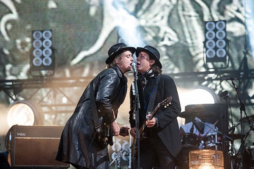 בראט ודוהרטי בהופעה של הליברטינז. צילום: Gettyimages