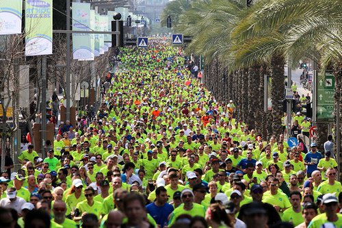 מרתון תל אביב. צילום: רונן אפלברג