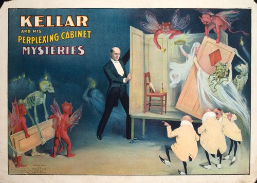 פוסטר למופע של הקוסם הארי קלר, אוהיו, 1894