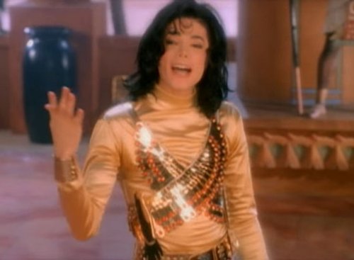 מייקל ג'קסון בקליפ ל-Remember The Time, 1992. צילום מסך