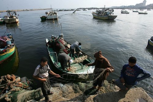 דייגים בעזה (צילום: GettyImages)