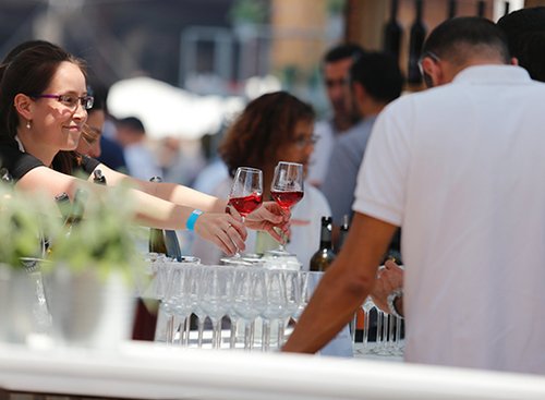 אירוע בר מארץ היין בנמל תל אביב. צילום: יח"צ