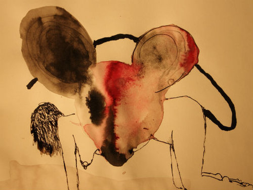 לתקשר כעכבר, יצירה של מאיה פרי. צילום: מאיה פרי 