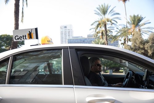 Gett מונית גט טקסי (צילום: דין אהרוני רולנד)