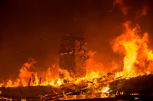 שריפות הענק בקליפורניה (צילום: Getty Images)
