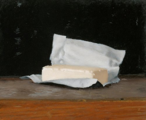 ארם גרשוני, חמאה, שמן על עץ, 2018