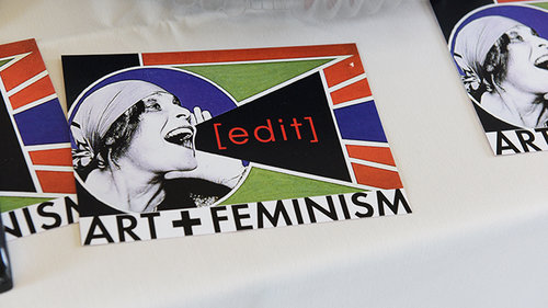 Art + feminism, מתוך אתר ויקישיתוף (צילום: Sai5)