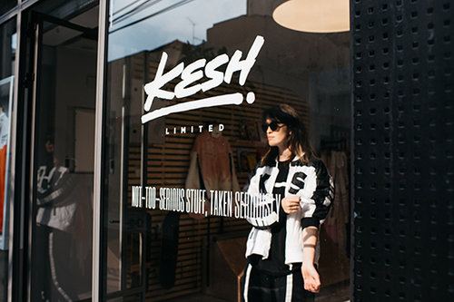 קשת שפירו בחנות החדשה של KESH. צילום: אור עדני 